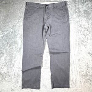 Kenneth Cole Reaction Gray Dress Pants Mens 38x30 Slim Stretch Flat Front